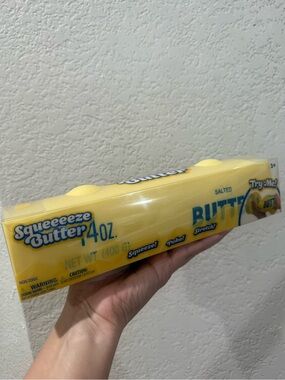 Squeeze Butter Squishy Toy. 11” Viral Sensory Fidget. New
